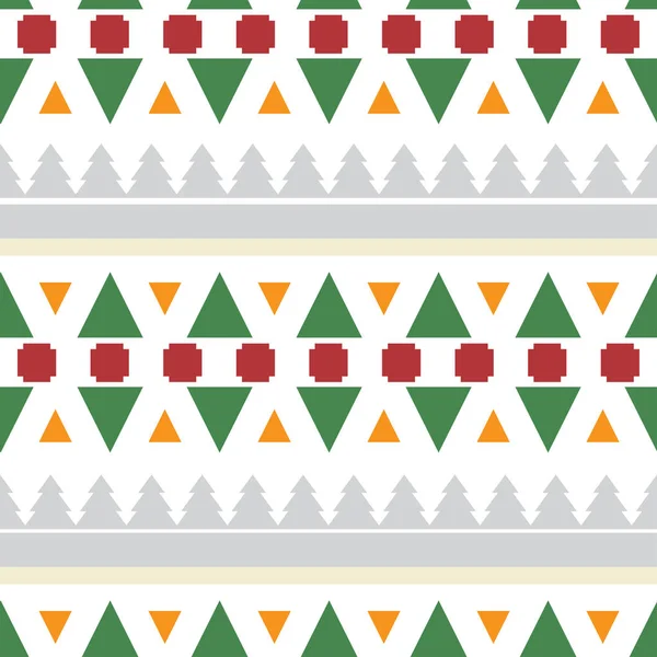 模式无缝圣诞主题 — 图库矢量图片