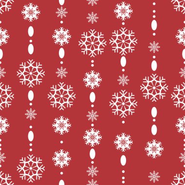 Desen kesintisiz kar tanesi