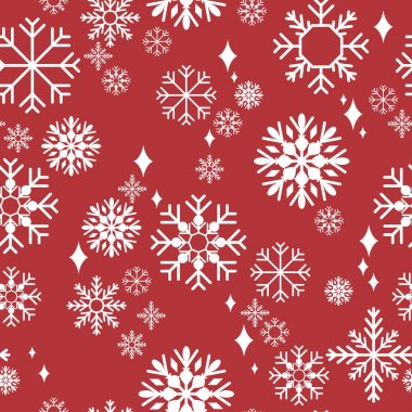 Desen kesintisiz kar tanesi