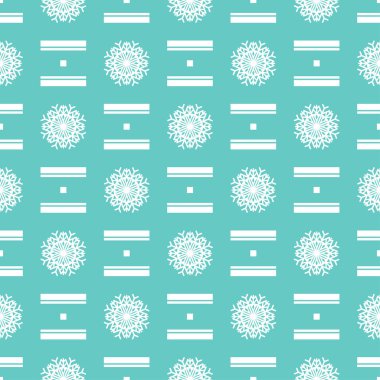 Desen kesintisiz kar tanesi