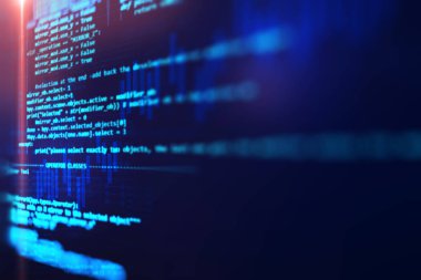 Programlama kod soyut teknolojik altyapı yazılım deve