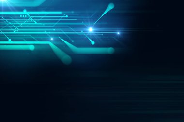 Mavi geometrik şekil soyut teknolojik altyapı 