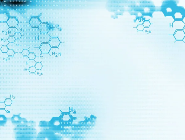 化学科学、医療用物質と分子の背景の病気 — ストック写真