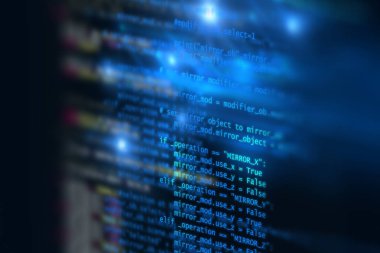 Programlama kod soyut teknolojik altyapı yazılım deve