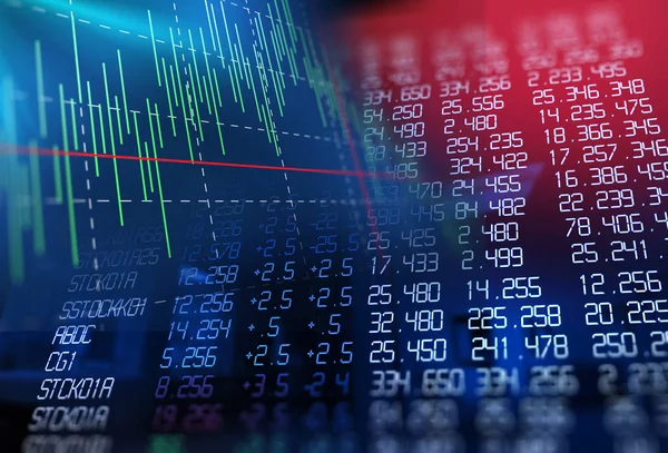 Műszaki pénzügyi grafikon technológia absztrakt háttér — Stock Fotó