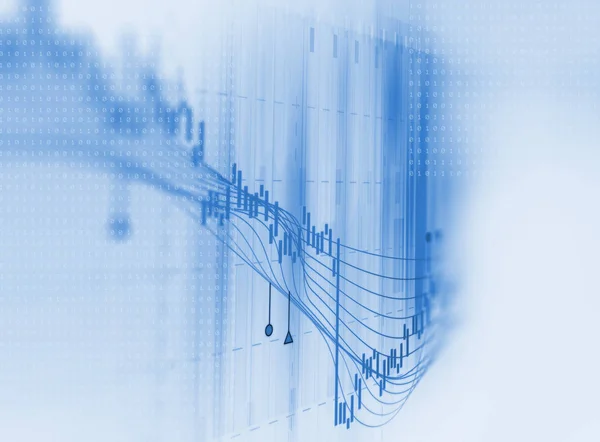 Teknik mali grafik teknolojisi arka plan üzerinde — Stok fotoğraf