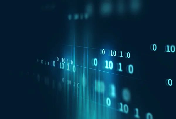 Digitale Codenummer abstrakte Technologie Hintergrund — Stockfoto