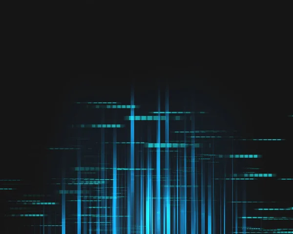 Blå geometrisk form abstrakt teknik bakgrund — Stockfoto
