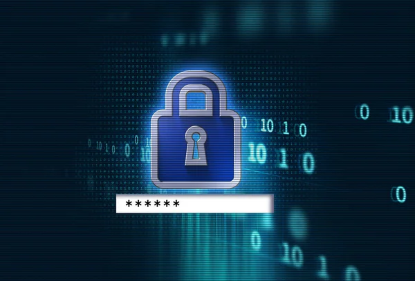 teknoloji arka plan illüstrasyon şifre alanı