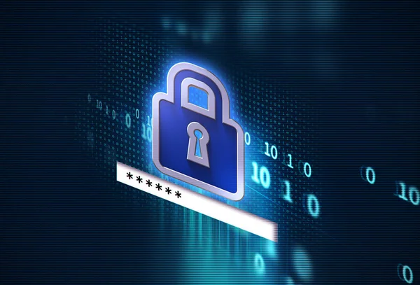 teknoloji arka plan illüstrasyon şifre alanı