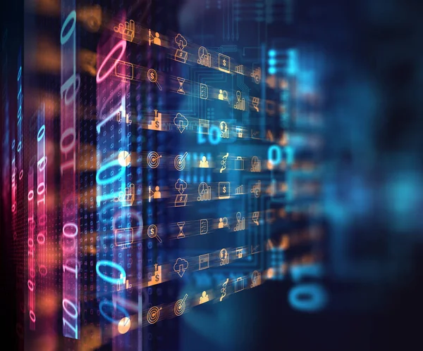 iş ve kutsal kişilerin resmi üstünde mavi teknoloji arka plan öğrenme