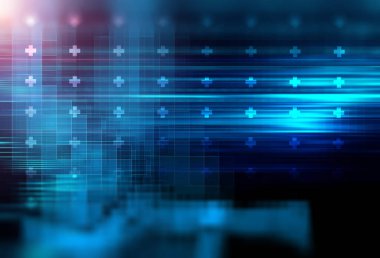 renkli geometrik kılavuz ve bulanıklık arka plan 