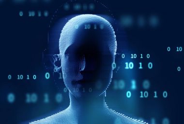 sanal insan 3dillustration çift pozlama görüntü 