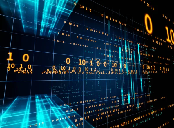 Цифровой код номер абстрактной технологии фон — стоковое фото