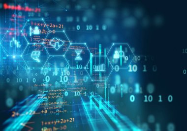 fintech kutsal kişilerin resmi üstünde soyut mali teknolojik altyapı .