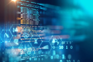 Programlama kod soyut teknolojik altyapı yazılım deve