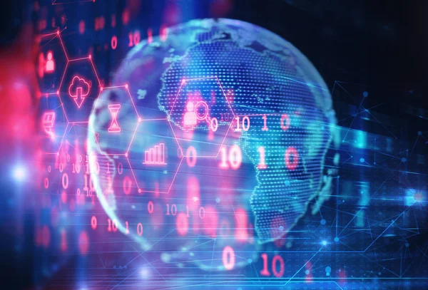 fintech kutsal kişilerin resmi üstünde soyut mali teknolojik altyapı .