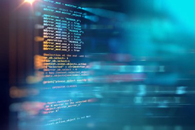 Programlama kod soyut teknolojik altyapı yazılım deve