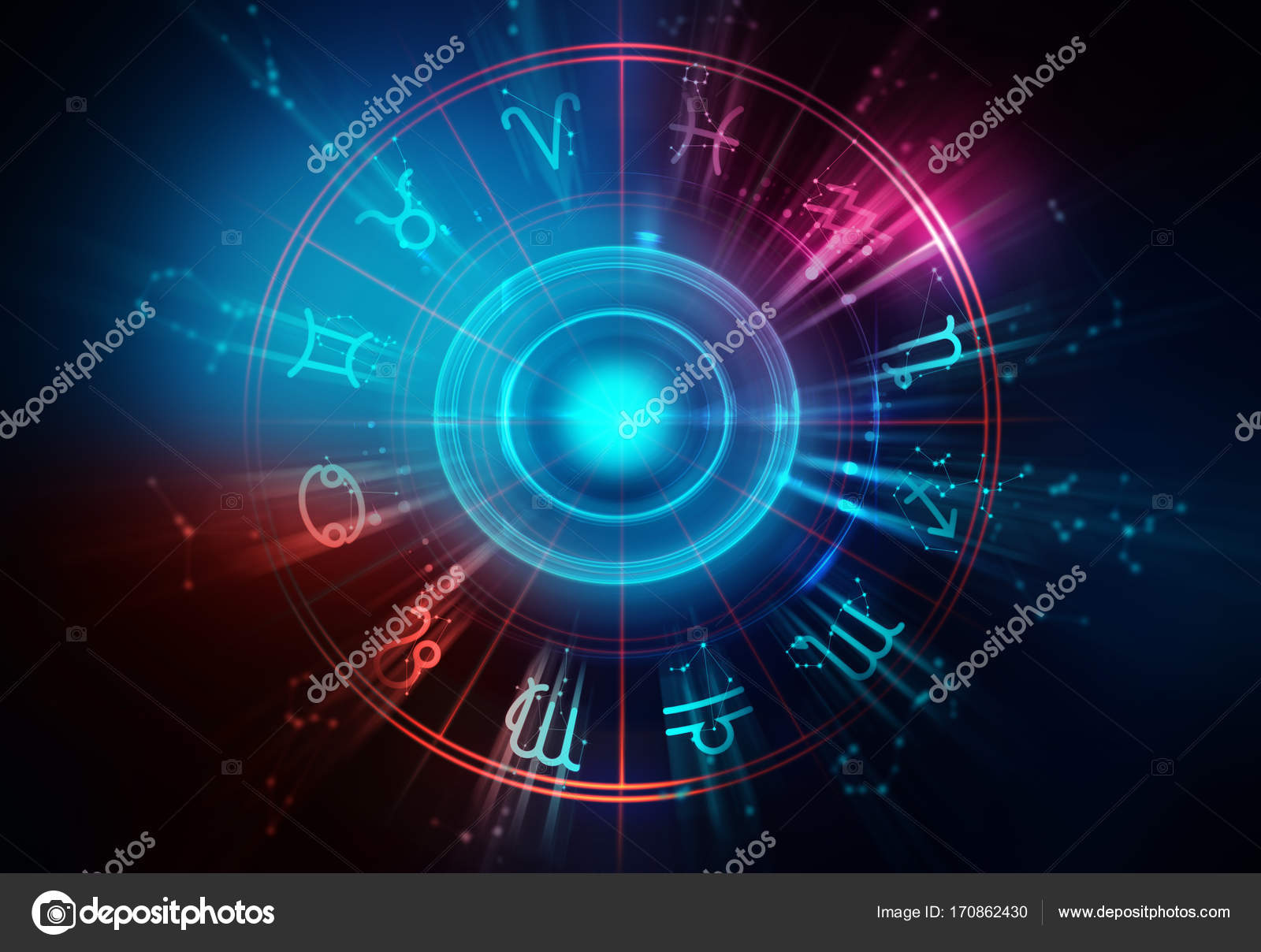 Astrology and alchemy sign background illustration — Stock Photo ...
