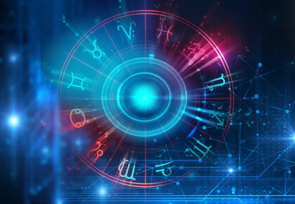 Astroloji ve simya işareti arka plan illüstrasyon
