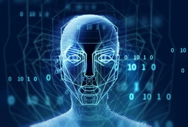 soyut teknolojik altyapı grafik yüzünde