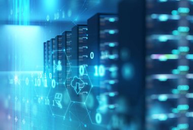 fintech kutsal kişilerin resmi üstünde soyut mali teknolojik altyapı .