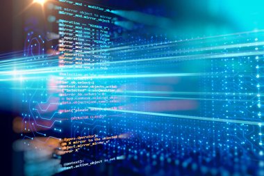 Programlama kod soyut teknolojik altyapı yazılım deve