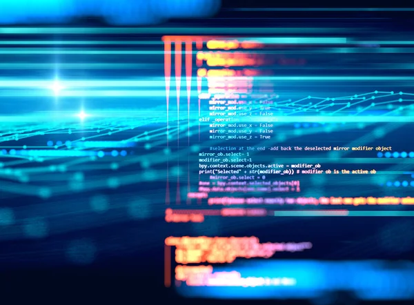 Programmiercode abstrakte Technologie Hintergrund der Software-Entwicklung — Stockfoto