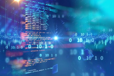 Programlama kod soyut teknolojik altyapı yazılım deve
