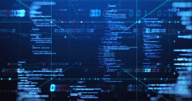 Programlama kod soyut teknolojik altyapı yazılım deve