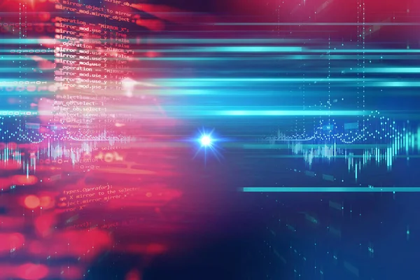 Programming code abstract technology background of software deve Stock ...