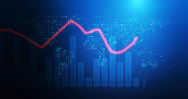 hisse senedi grafiği veri ekranda teknolojik altyapı