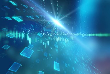 soyut odak dijital teknoloji arka plan