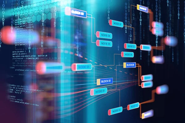 Código digital número tecnología abstracta fondo — Foto de Stock