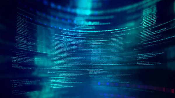 Programación de código abstracto tecnología de fondo de software deve — Foto de Stock