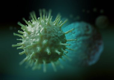 nCov coronavirus mikroskop resmi