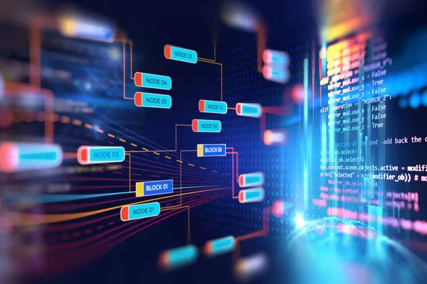 Absztrakt Futurisztikus Infografika Vizuális Adatok Összetettsége Képviselik Big Data Koncepció — Stock Fotó