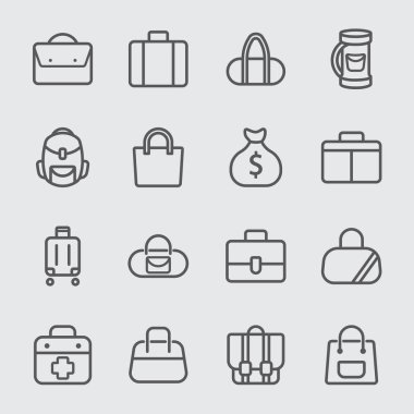 çanta satırı simgesi