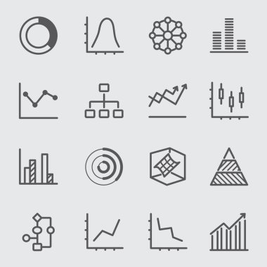 Grafik ve diyagram 2 satırı simgesi