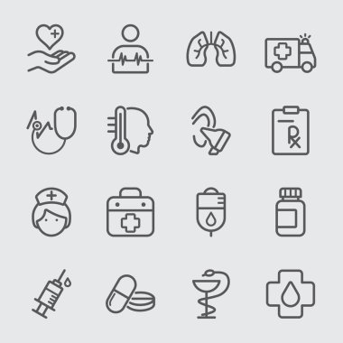 Tıbbi satırı simgesi