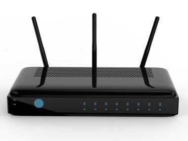 router on white background
