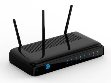 router on white background