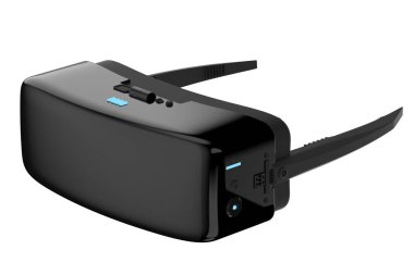 VR kulaklık beyaz arka plan üzerinde