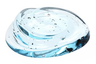 beyaz izole mavi kozmetik jel