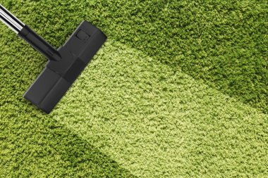 Yeşil halı yıkama vakum