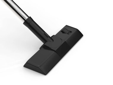 Beyaz arkaplanda elektrik süpürgesi