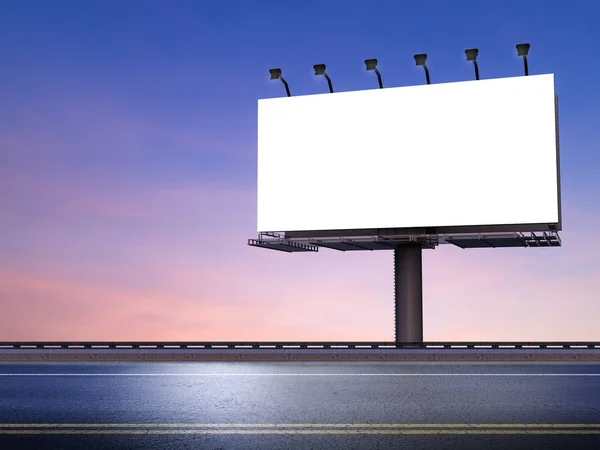 Puste billboard z ulicy — Zdjęcie stockowe