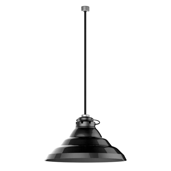 黒いペンダント ランプ — ストック写真