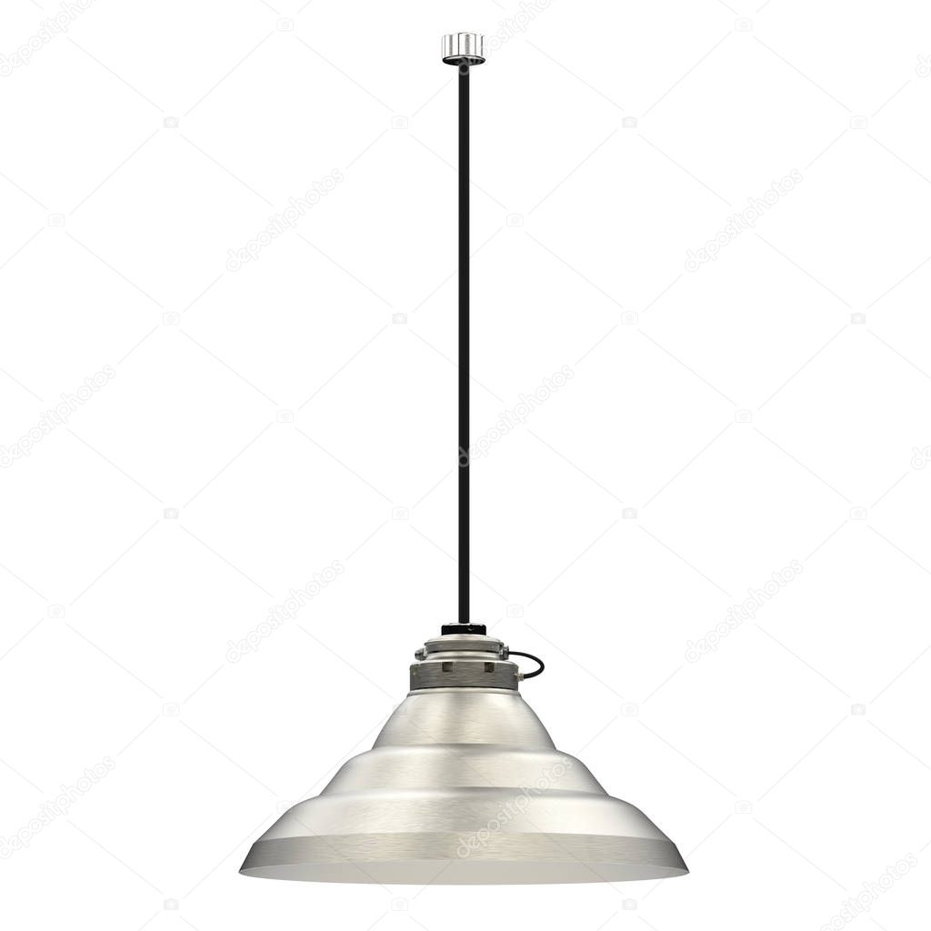 silver pendant lamp