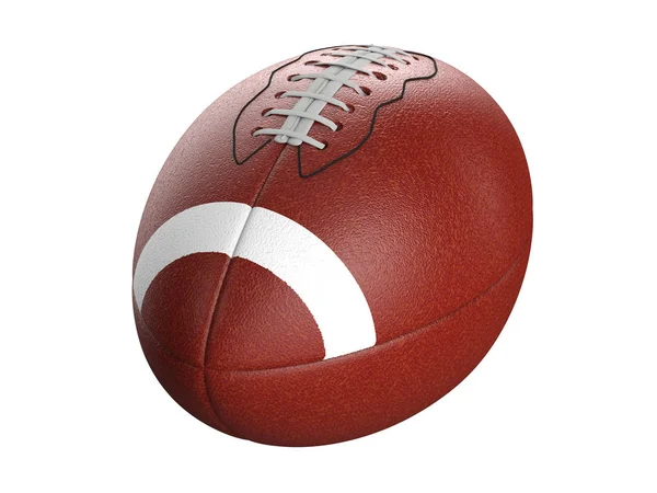 Fotbalový míč izolované na bílém — Stock fotografie